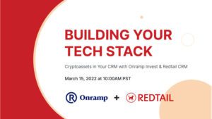Building Your Tech Stack webinar - Onramp-Invest