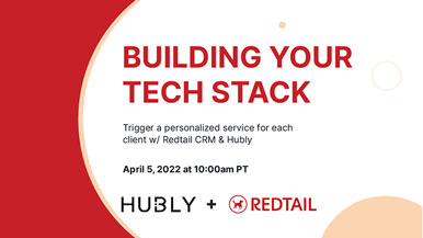 Building Your Tech Stack webinar - Hubly