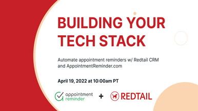 Building Your Tech Stack webinar - Appointment Reminder