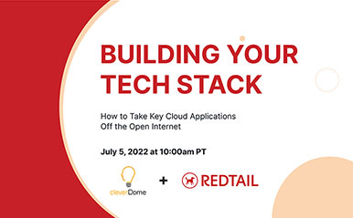 Building Your Tech Stack webinar - cleverDome