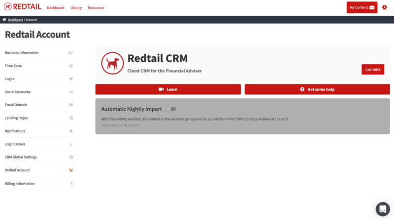 Redtail Campaigns has a Redtail CRM Integration
